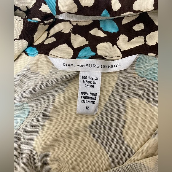- - Diane Von Furstenberg Stella Dress size 12 - Picture 8 of 8